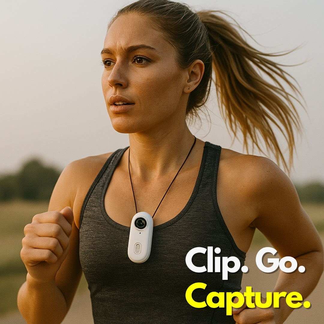 Mini Câmera Pro Corporal 4k - Gravação mãos livres