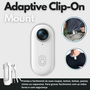 Mini Câmera Pro Corporal 4k - Gravação mãos livres