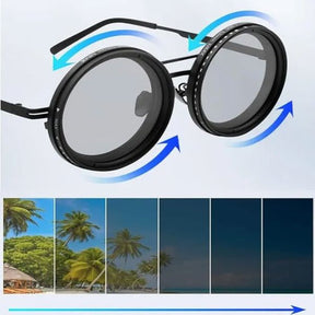 Super Óculos de Sol com Lentes Ajustáveis e Polarizadas + Capinha Protetora de Brinde
